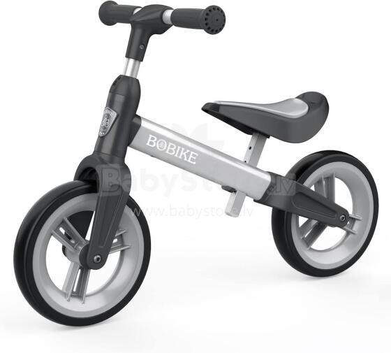 Mncylion Balance Bike Bobike Art.255174 Grey Children's bicycle - runner with metal frame