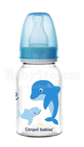 CANPOL 59/300 Šaura pudele 120ml PP LOVE&SEA Zila