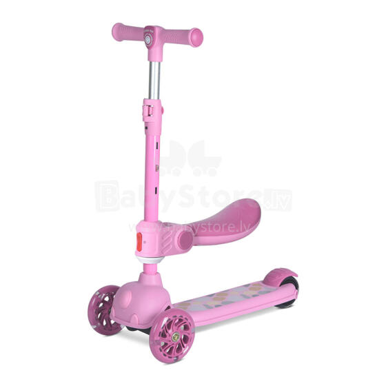 Lorelli Jetster Plus Art.10390240003 Pink  Детский трёхколёсный самокат