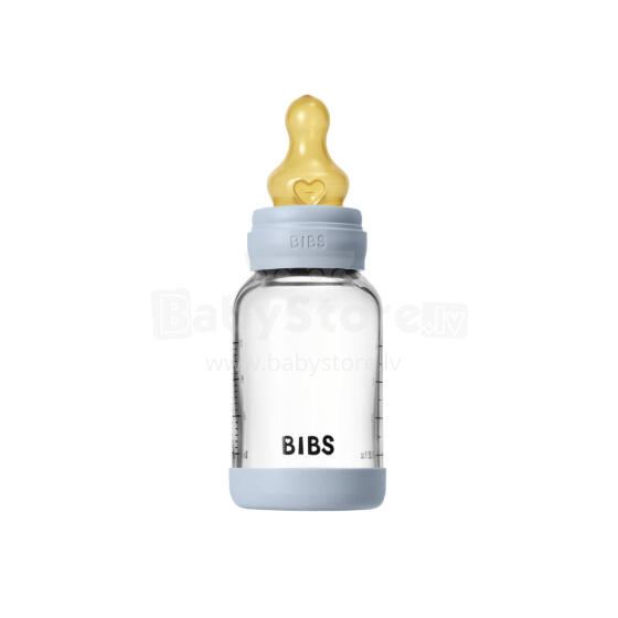 Bibs Round Latex Baby Bottle  Art.255415 Flow Blue  Бутылочка для кормления 120мл