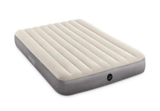Gaisa matracis ar velūru 203x152 cm Intex 64103