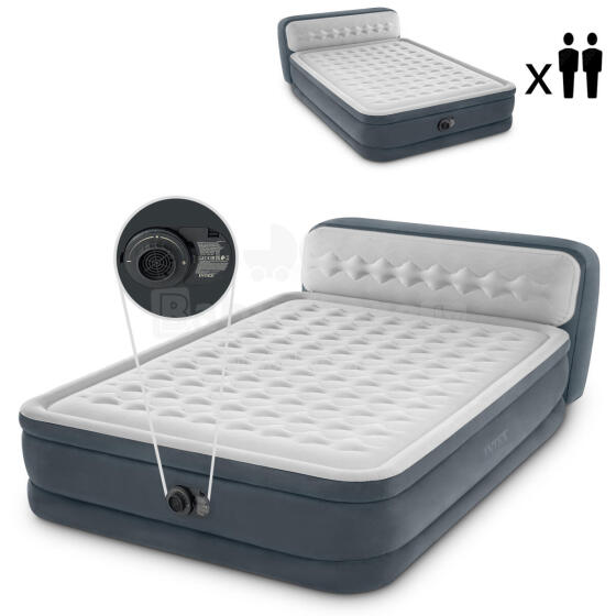 Mattress bed 236x152cm with pump DELUXE 64448ND