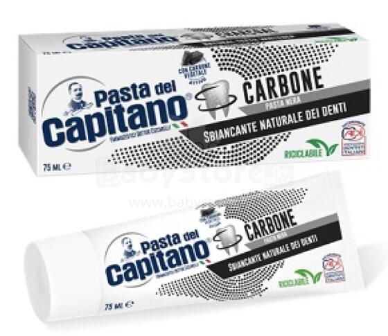 Zobu pasta Del Capitano Charcoal 75ml