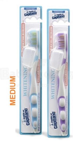 Zobu birste Del Capitano Whitening Medium