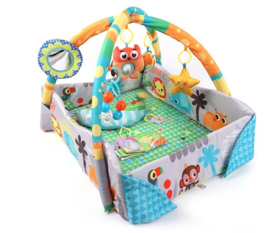 MILLY MALLY 6142 TinyMini JL628-1B Образовательный коврик 4в1 Джунгли