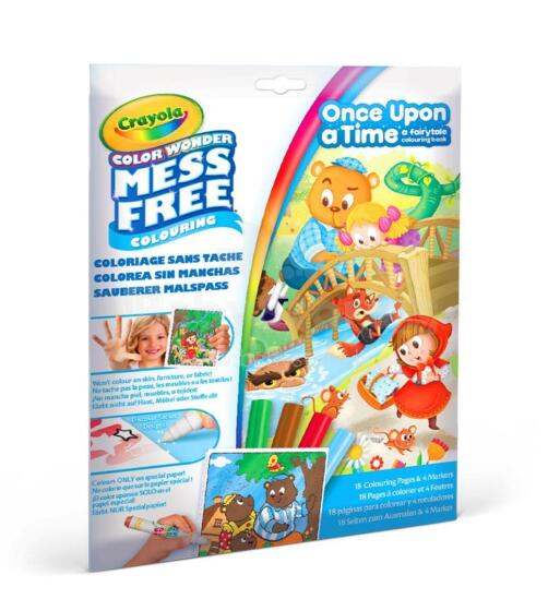 CRAYOLA krāsojamā grāmata ar flomasteriem Once Upon A Time, 75-2816