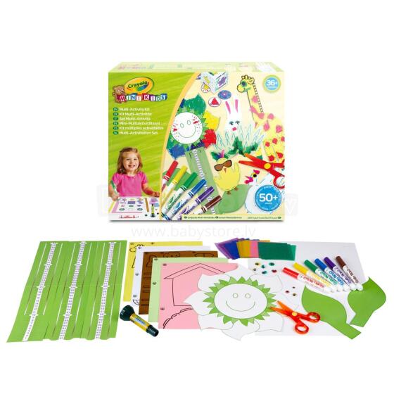 CRAYOLA MINIKIDS radošais komplekts Multi Activity Kit, 81-8133
