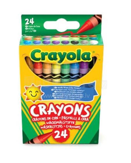 CRAYOLA krītiņi Crayons, 24gab, 0024