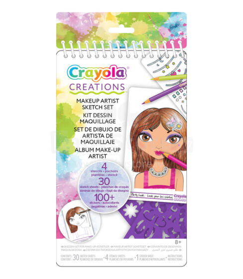 CRAYOLA krāsošanas komplekts Make-up Sketch, 04-1055