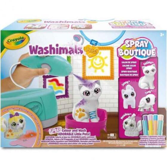 CRAYOLA radošais komplekts Washimals Spray Boutique, 74-7517