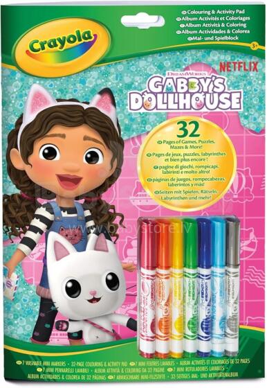 CRAYOLA radošais komplekts Gabby's Doll's House, 04-7024G