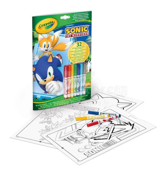 CRAYOLA radošais komplekts Sonic, 04-0866G