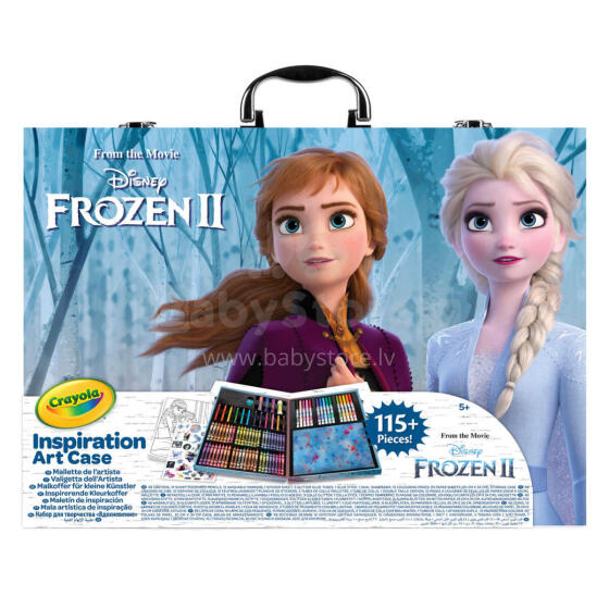 CRAYOLA radošais lagaminis Disney Frozen 2, 04-0635