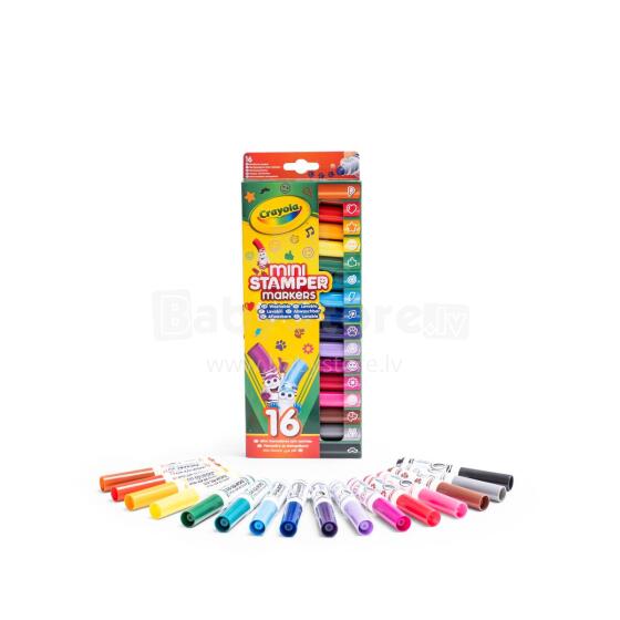 CRAYOLA mini stamperi Mini Stamper With Emoji Tips, 58-8741