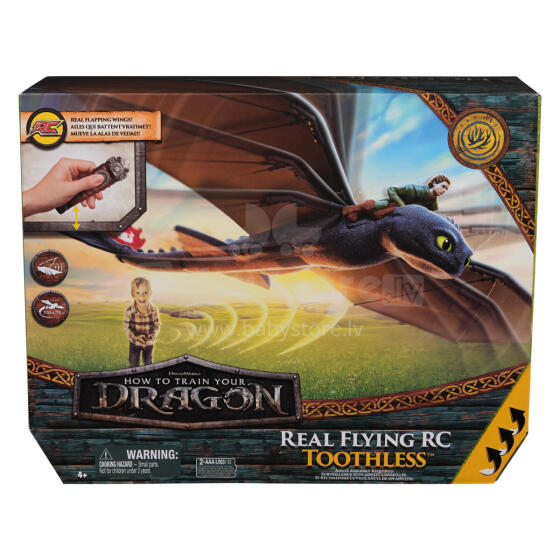 DRAGONS Interaktīvā figūra lidojošs Toothless