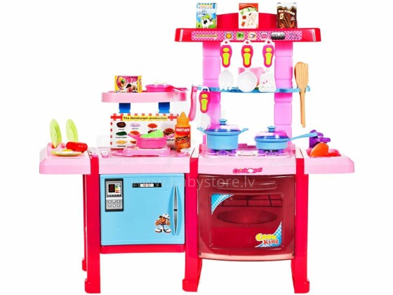 Interaktyvi žaislinė virtuvė „PW Toys Art.IW555“ su garso ir šviesos efektais