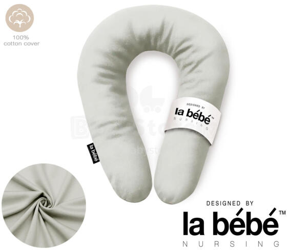 La Bebe™ Snug Maternity Pillow Art.256214 Light Grey