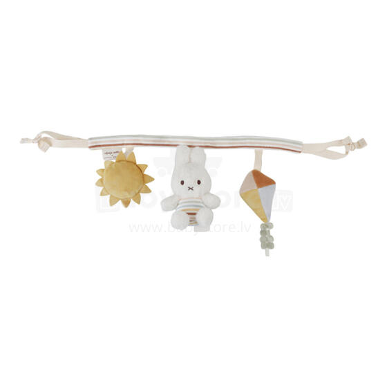Цепочка-игрушка для коляски Miffy Vintage Sunny Stripes Art.NIJN867