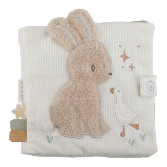 Little Dutch Soft Book Art.8407 Natural Newborn Mīksta grāmatiņa