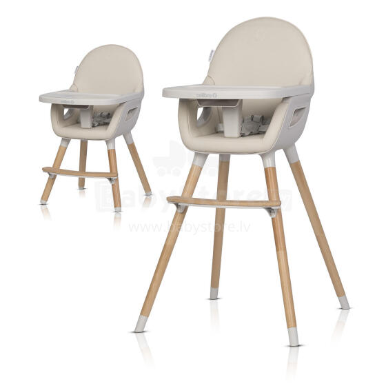 COLIBRO Высокий стул SCANDI ALMOND