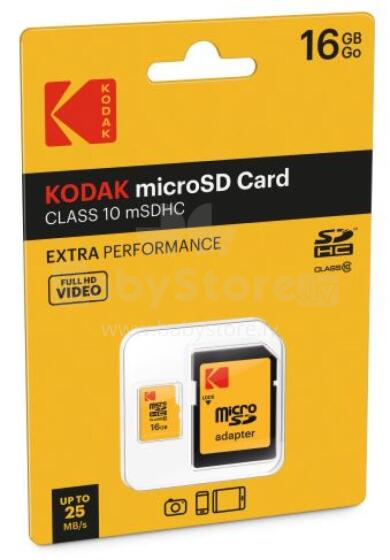 Kodak mSD 16GB Class10 Extra EKMSDM16GHC10CK