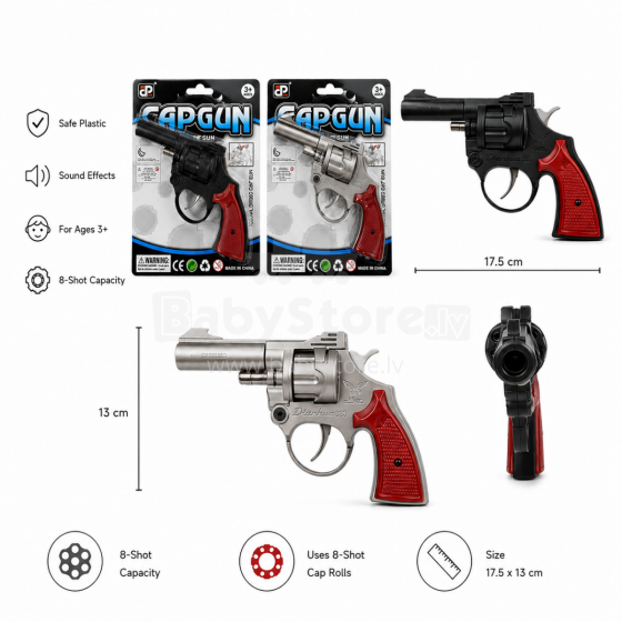 I-Toys Pistol Art.257037 Игрушечный пистолет Cap Gun