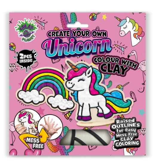 Splat Planet Creative Modeling Clay Set with Wooden Unicorns