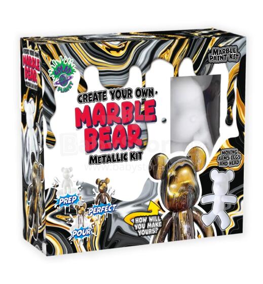 Splat Planet radošais komplekts Marble Bear, metālika