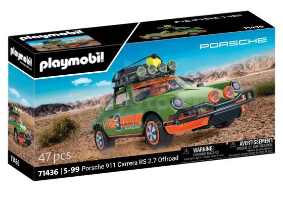 PLAYMOBIL LICENSED VEHICLES Porsche 911 Carrera RS 2.7 bezceļu izlaidums 71436