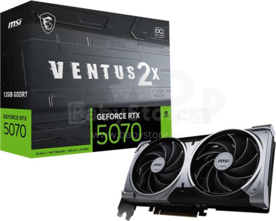 MSI GeForce RTX 5070 Ventus 2X OC 12GB GDDR7 DLSS4 видеокарта