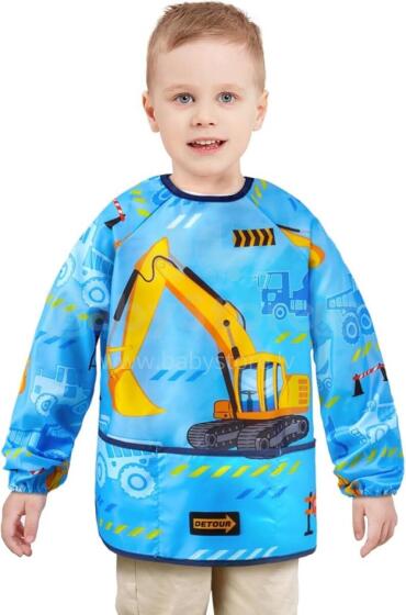 Waterproof Painting Coat Art.257373 Bib with sleeves and pocket, large