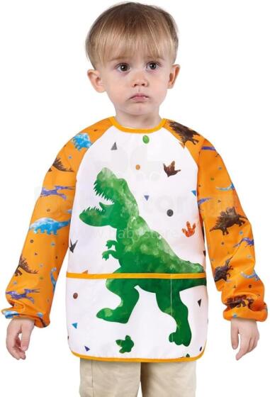 Waterproof Painting Coat Art.257376 Слюнявчик с рукавами и кармашком, большой