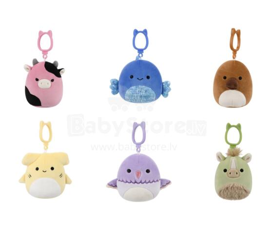 SQUISHMALLOWS W25 Clip-on plush toy, 8 cm