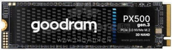 Goodram PX500 GEN.3 SSDPR-PX500-256-80-G3 SSD ierīce 256 GB M.2 PCI Express 3.0 NVMe 3D NAND