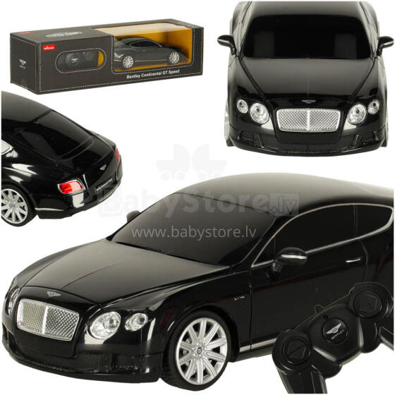 Ikonka Art.KX3526 RC auto 1:24 Bentley Continental GT melns
