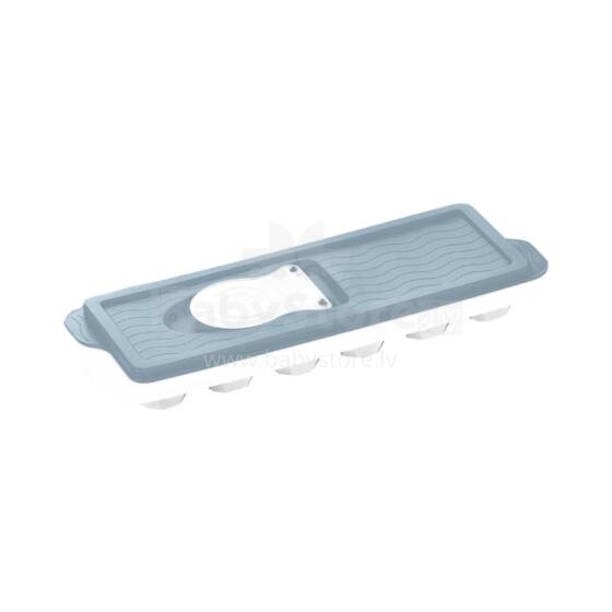 Ledus trauks ar vāku Ivo 9,5x26,5x3,7cm balts/zils 