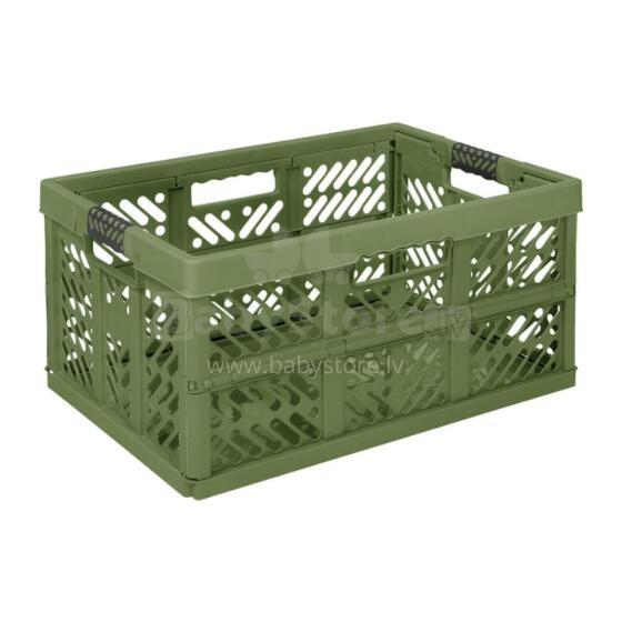 Складной ящик грузоподъемностью до 50 кг Ben 54x37x28 см 45 л оливкового цвета