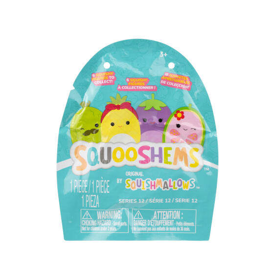 SQUISHMALLOWS Squooshems figūriņas necaurspīdīgā iepakojumā, 6,5 cm