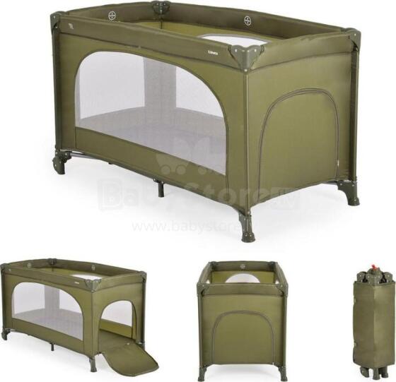 Mini Baby Travel Bed Uno Art.257786 Green Bērnu manēžā ceļojumu gulta