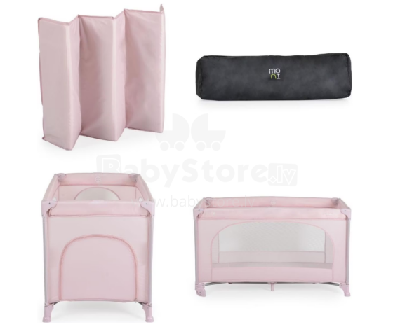Mini Baby Travel Bed Uno Art.257787  Pink  Манеж-кровать для путешествий