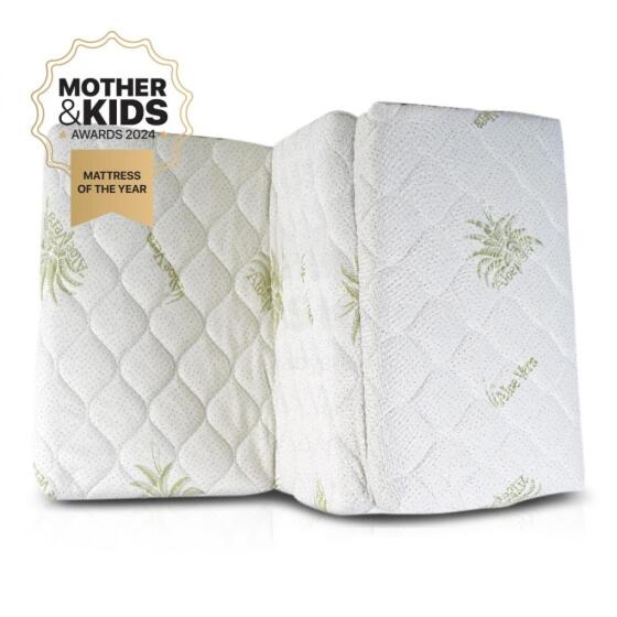 Mini Baby  Tourist Mattress Art.257792 White Folding mattress for playpens 120x60 cm