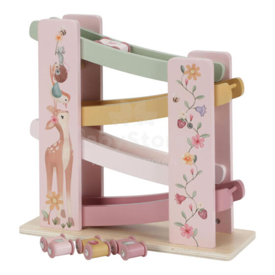Little Dutch Ramp Racer Art.7355 Fairy Garden Koka trase ar mašīnām