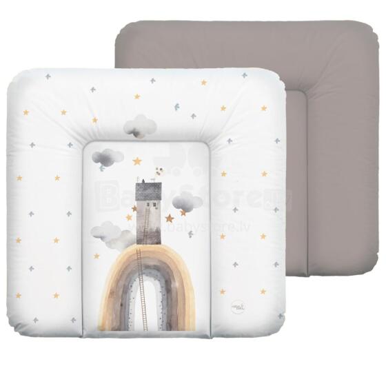 CEBA 144-000-816 Мягкий пеленальный мат Medium 75x72 Basic Rainbow Home