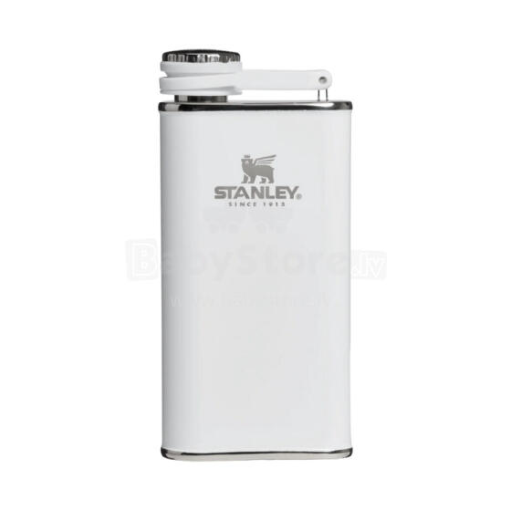 Blašķe The Easy-Fill Wide Mouth Flask 0,23L glancēti balta 