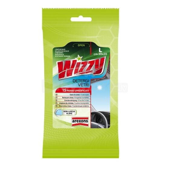 Glass cleaner WIZZY - 15 wipes