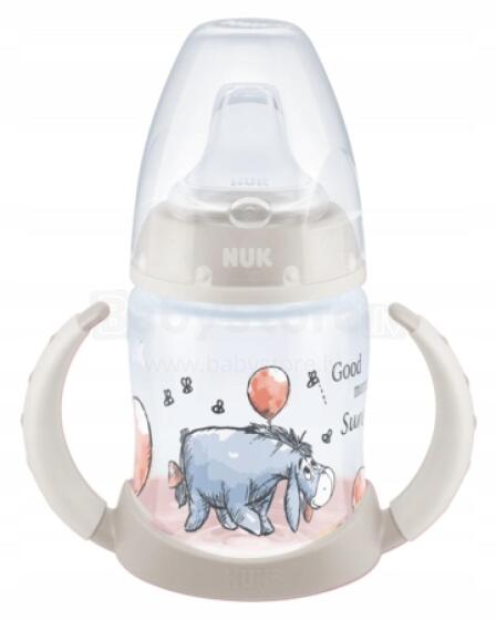 NUK ZE-103 Set FC Bottle 150ml with Handles and Temperature Indicator DISNEY WINNIE THE POOH + free silicone no-spill spout