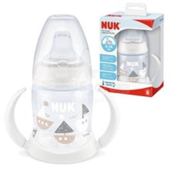 NUK ZE-105 Set FC Bottle 150ml with Handles and Temperature Indicator + Free Silicone No-Spill Spout