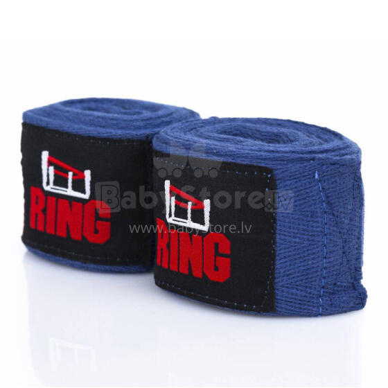 Боксерские бинты Ring (RA-90) 350см, синие