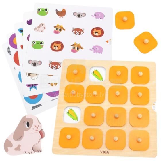 Viga Memory Memory Game Guess the Pictures 10 Cards Montessori