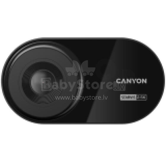 CANYON автомобильный регистратор DVR25 WQHD 2.5K 1440p Wi-Fi Черный